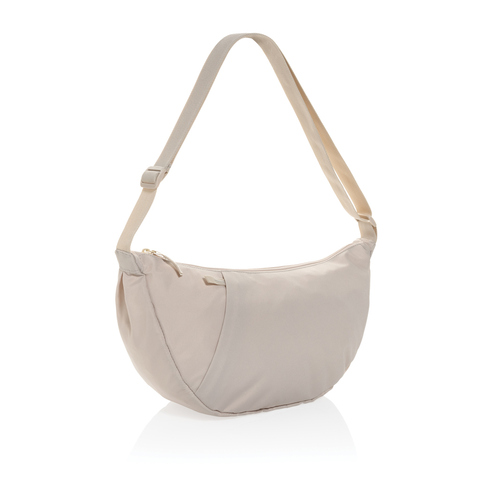 Crescent XL AWARE™ RPET Half Moon Sling Taske-Beige