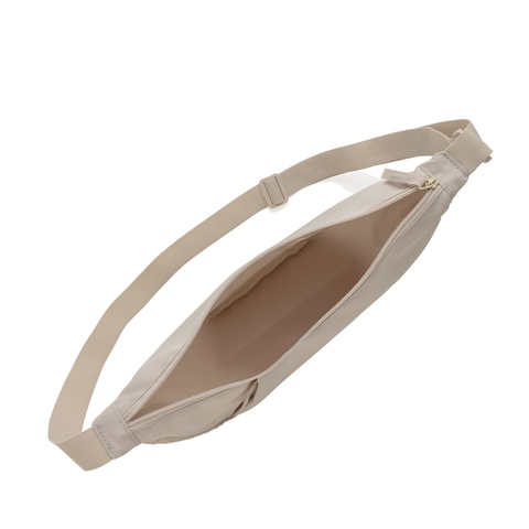 Crescent XL AWARE™ RPET Half Moon Sling Taske-Beige