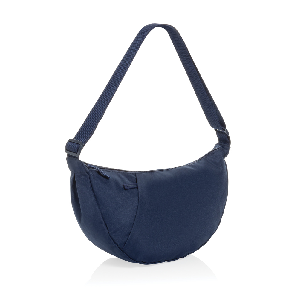 Crescent XL AWARE™ RPET Half Moon Sling Taske-Marineblå