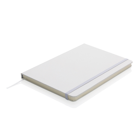 Basic hardcover blank sidet A5 skitsebog-Hvid
