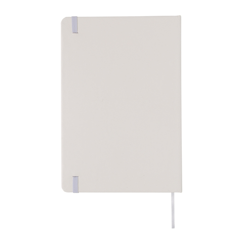 Basic hardcover blank sidet A5 skitsebog-Hvid