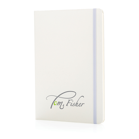 Basic hardcover blank sidet A5 skitsebog-Hvid