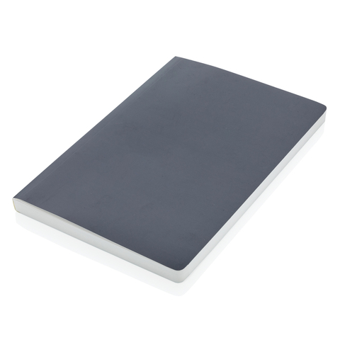Impact softcover stenpapir A5 notesbog - BSCI-Steel Grey