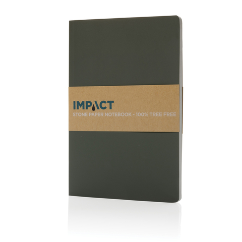 Impact softcover stenpapir A5 notesbog - BSCI-Grøn
