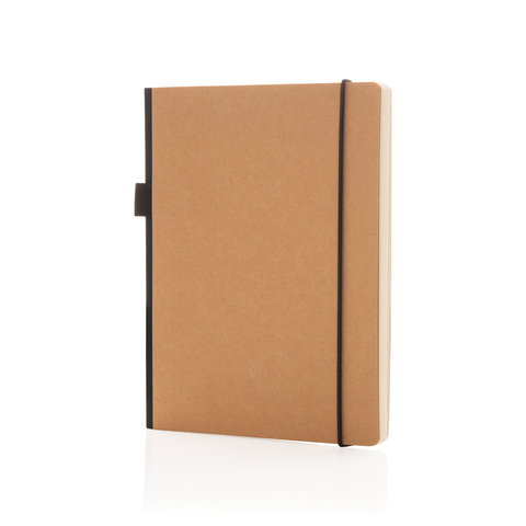 A5 FSC® deluxe hardcover notesbog-Brun