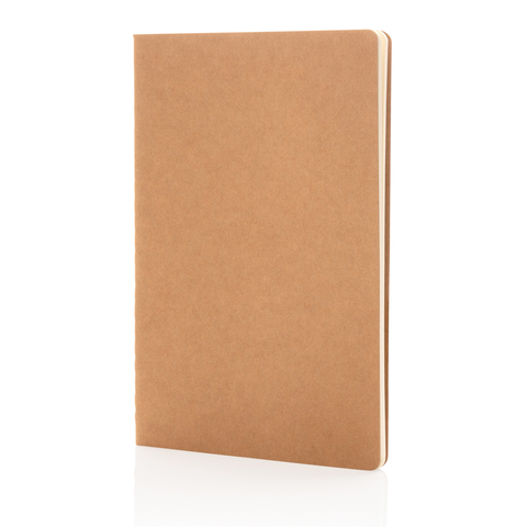 A5 FSC® standard softcover notesbog-Brun