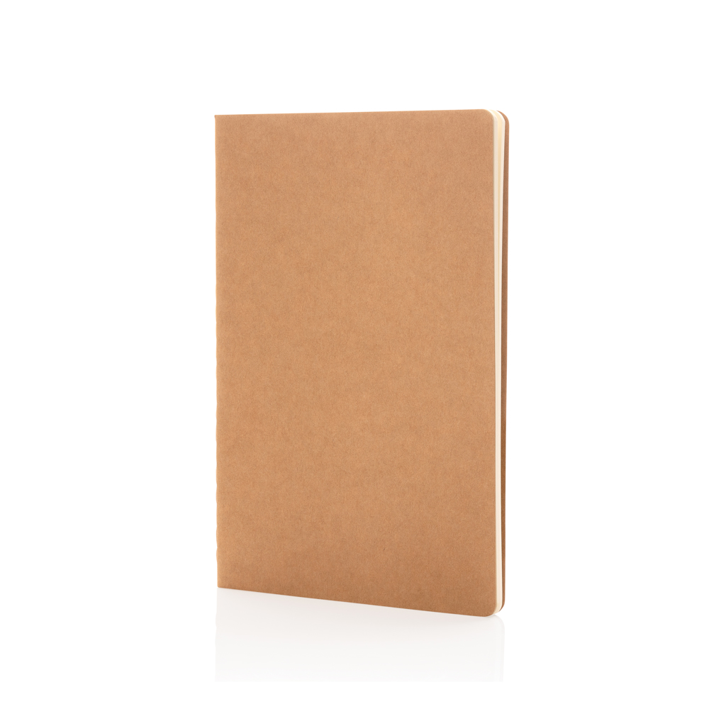 A5 FSC® standard softcover notesbog-Brun