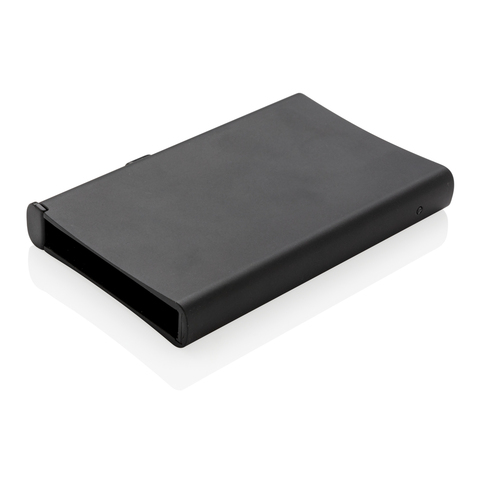Standard aluminiums RFID kortholder-Sort