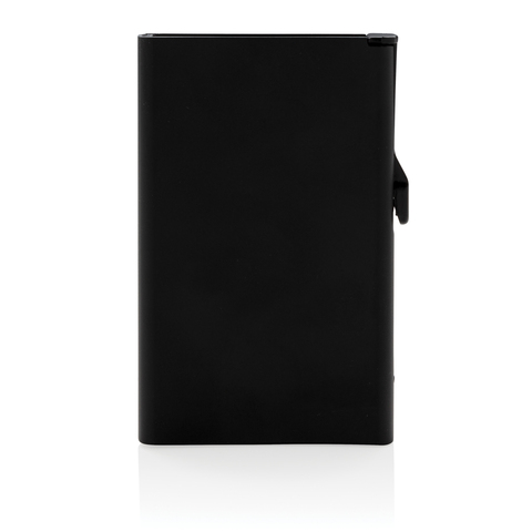 Standard aluminiums RFID kortholder-Sort