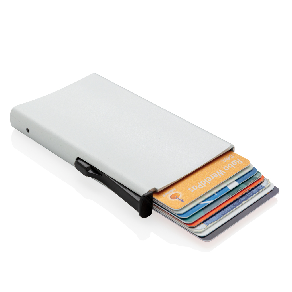 Standard aluminiums RFID kortholder-Sølv