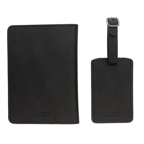 Swiss Peak GRS rejsegave sæt i genanvendt PU-Sort