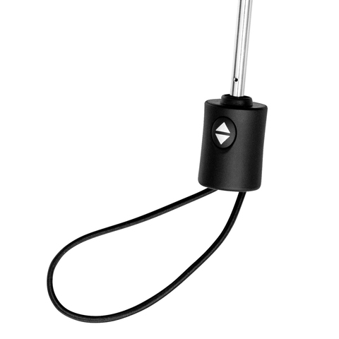 Swiss Peak Aware™ RPET Ultralet fuldautomatisk 20.5 tommer Taskeparaply-Sort