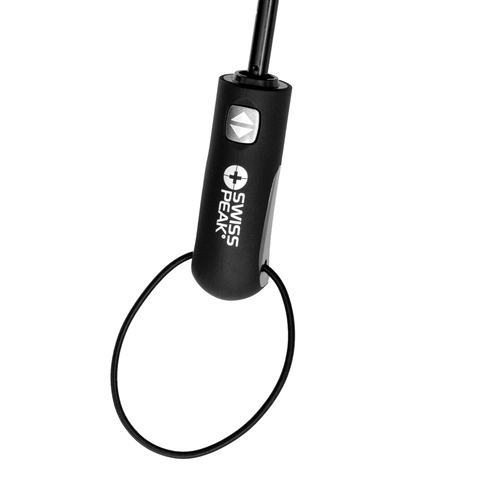 Swiss Peak Aware™ Tornado 27 tommer Lommeparaply-Sort