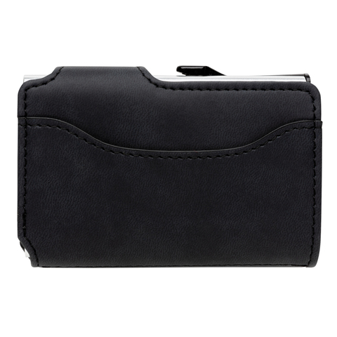 Standard aluminiums RFID kortholder med PU Pung-