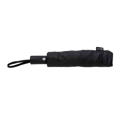 Swiss Peak AWARE™ 23 tommer foldbar Paraply med automatisk åbning-Sort