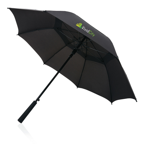 Swiss peak AWARE™ Tornado 23 Tommer Paraply-Sort