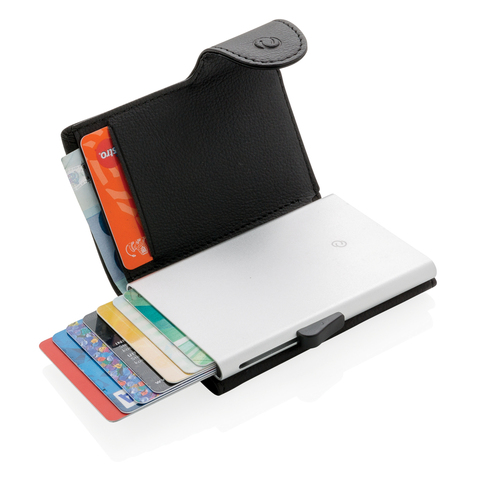 C-Secures RFID kort holder & pung-Sort