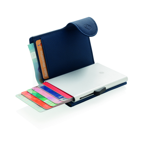 C-Secures RFID kort holder & pung-Blå
