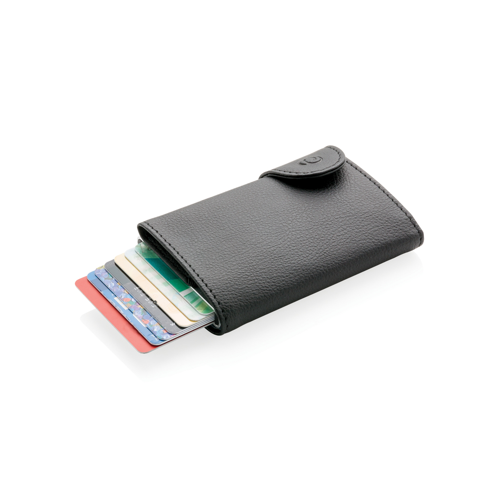 C-Secures RFID kort holder & pung-Sort