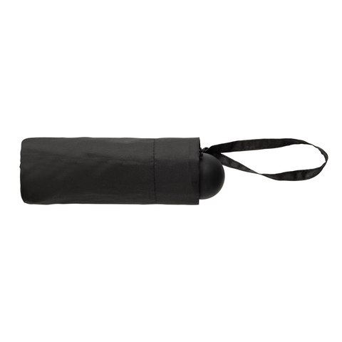 19,5 tommer Aware™ RPET super mini manuel paraply 190T Pongee-Sort
