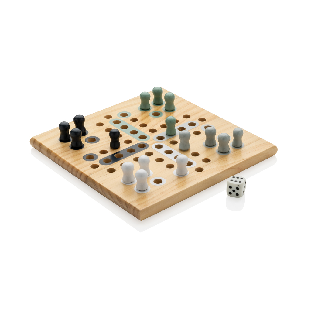Claire træ Ludo spil-Brun