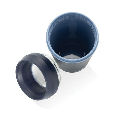 Topl genanvendt plastik To Go Tumble med patenteret 360-låg-Marineblå