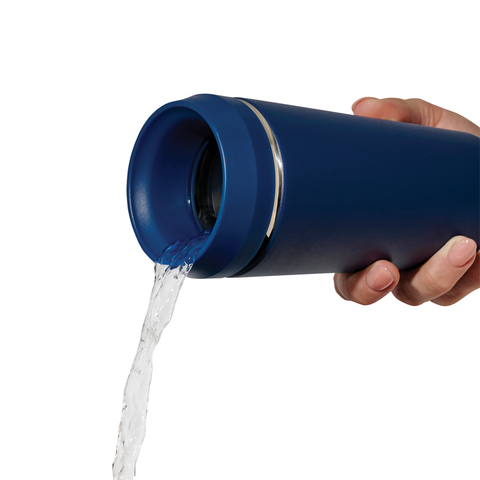 Topl genanvendt stål To Go Tumbler 354 ml patenteret 360 låg-Navy