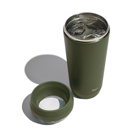 Topl genanvendt stål To Go Tumbler 354 ml patenteret 360 låg-Grøn