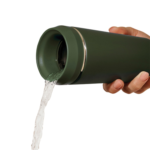 Topl genanvendt stål To Go Tumbler 354 ml patenteret 360 låg-Grøn