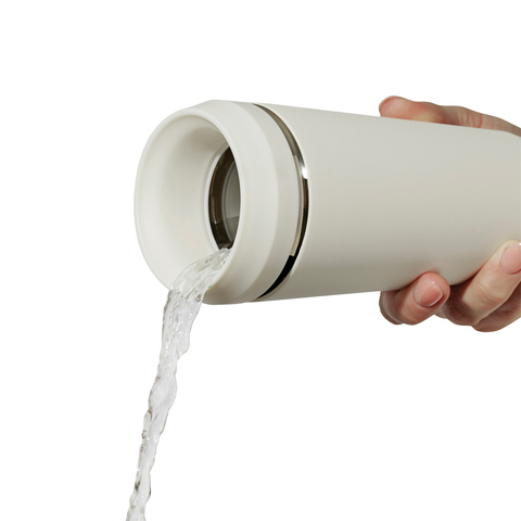 Topl genanvendt stål To Go Tumbler 354 ml patenteret 360 låg-Hvid