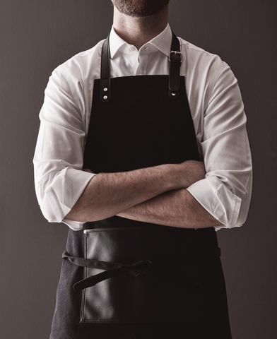 VINGA Casbas forklæde-Sort