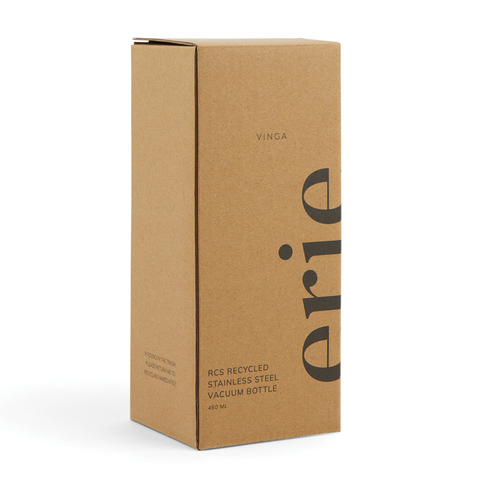 VINGA Erie vakuumflaske 450 ML i RCS rustfrit stål-Grå