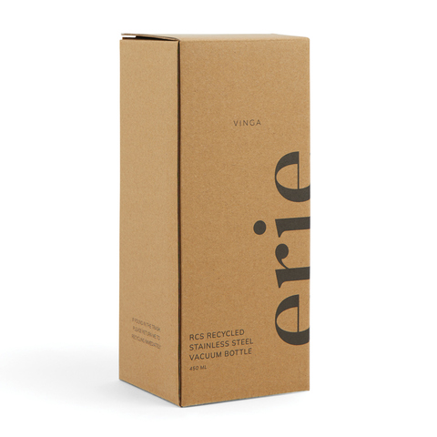 VINGA Erie vakuumflaske 450 ML i RCS rustfrit stål-Sølv