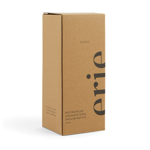 VINGA Erie vakuumflaske 450 ML i RCS rustfrit stål-Hvid