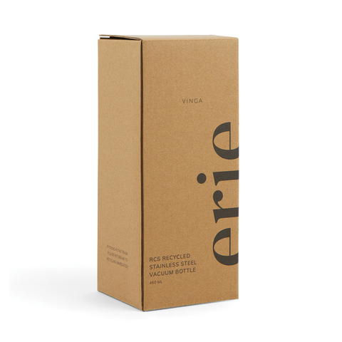 VINGA Erie vakuumflaske 450 ML i RCS rustfrit stål-Blå