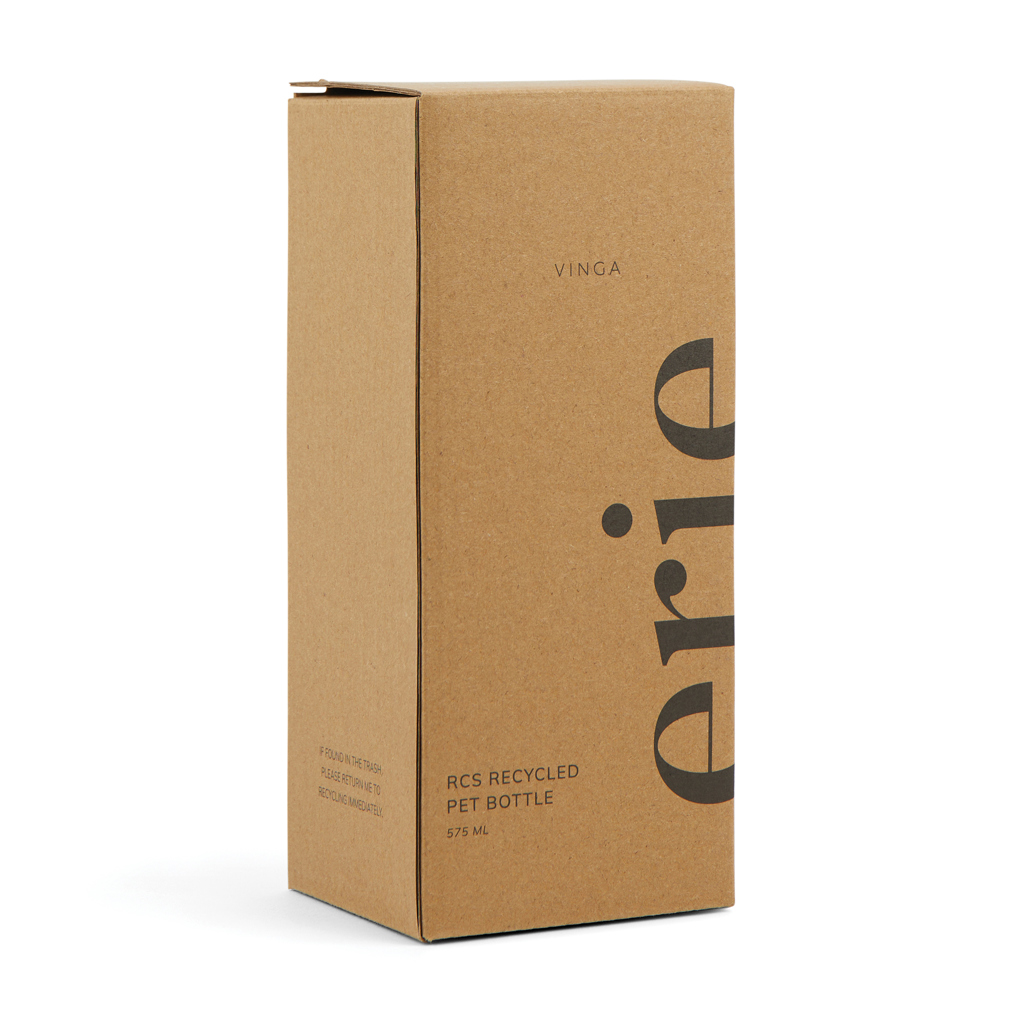 VINGA Erie flaske 575 ML i RCS genanvendt PET-Blå