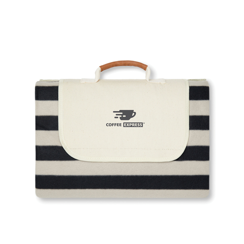 VINGA Alba GRS RPET picnic tæppe stort-Sort