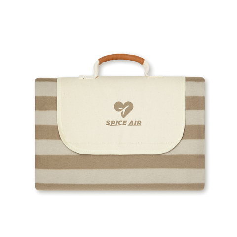 VINGA Alba GRS RPET picnic tæppe stort-Beige