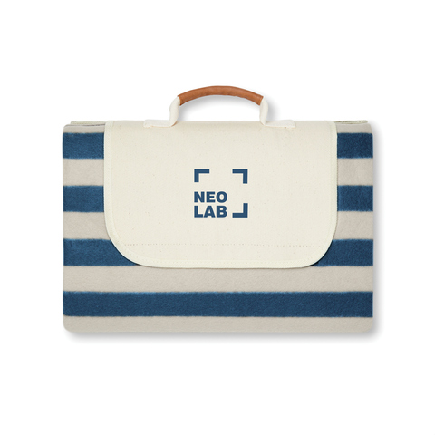 VINGA Alba GRS RPET picnic tæppe stort-Blå