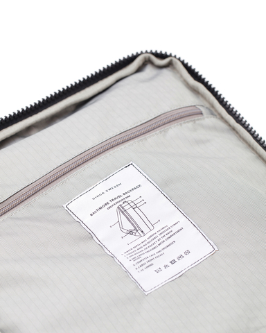 VINGA Baltimore travel rygsæk-Sort