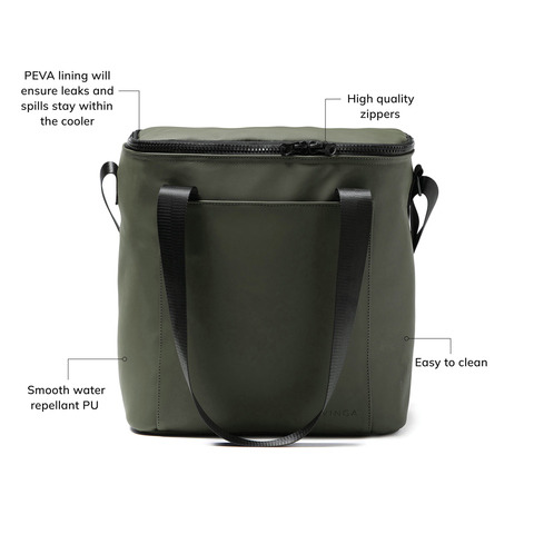 VINGA Baltimore køletaske-Grøn