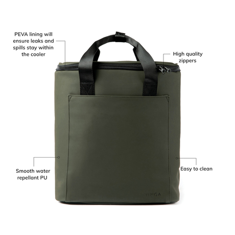 VINGA Baltimore trail kølerygsæk-Grøn