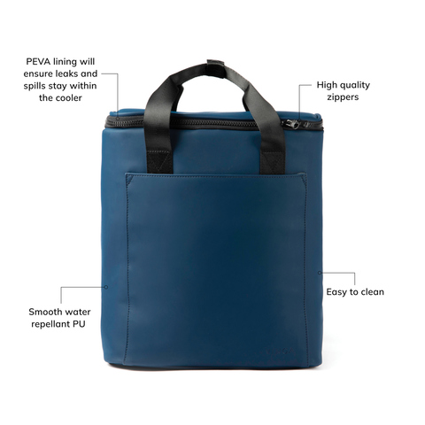 VINGA Baltimore trail kølerygsæk-Blå