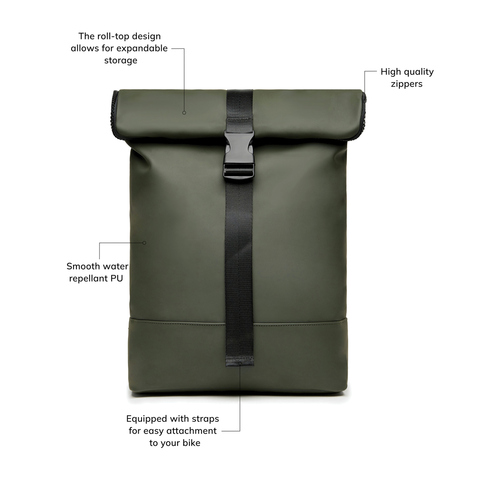 VINGA Baltimore cykeltaske-Grøn