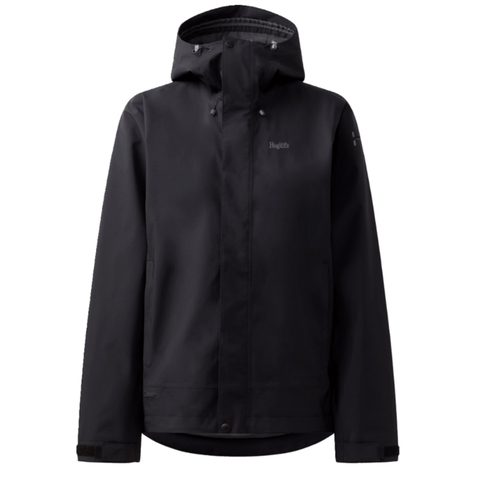 HAGLÔFS Breeze Proof Jacket Women - Bluesign - rPet-True Black