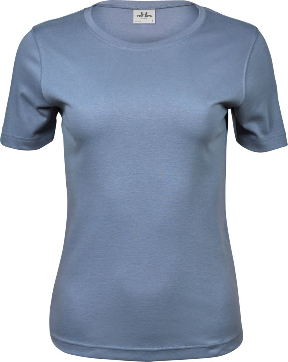 TEE JAYS Interlock t-shirt - Økologisk, dame-Steel Grey