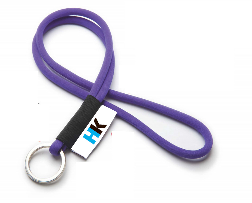 HK Nøglesnor/keyhanger, 2-farvet-Lilla