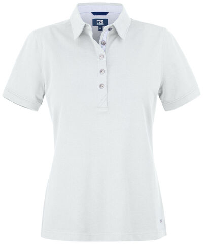 CUTTER & BUCK Polo Advante Premium, Dame-Hvid