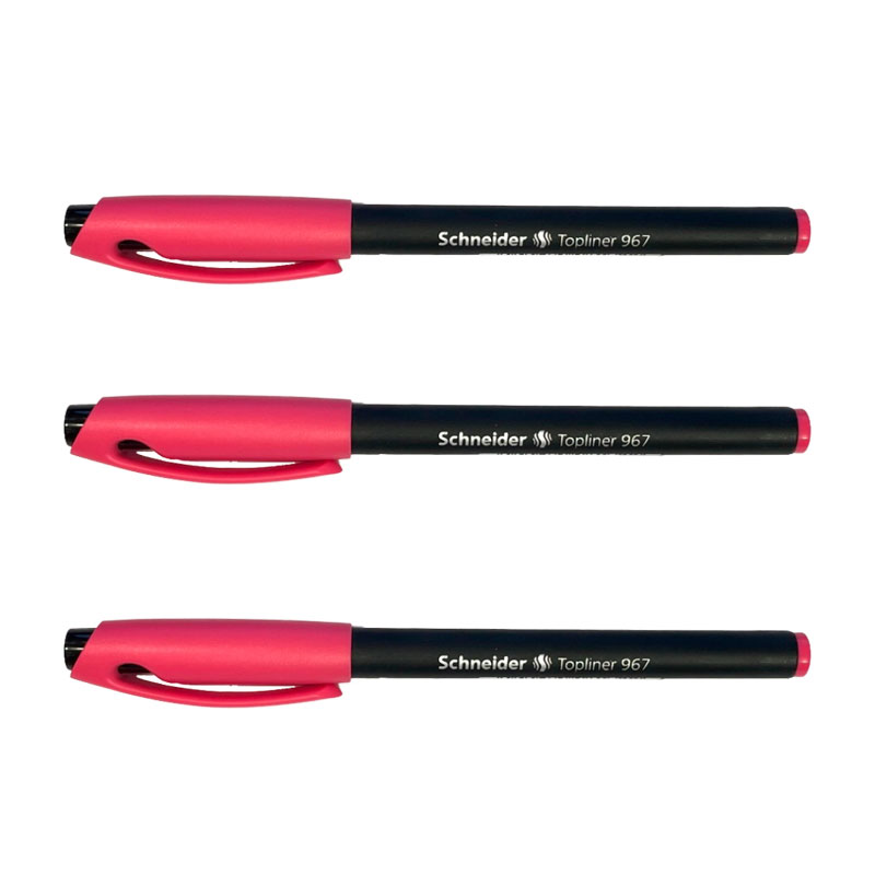 SCHNEIDER Fineliner Topliner 967 - Recycling-Pink