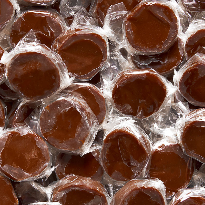 KARAMELKOMPANIET Karmeller, 1 kg.-Fløde Chokolade